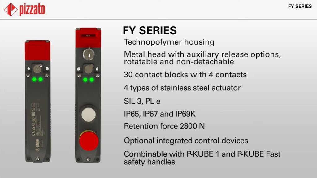 FY series safety switches with separate actuator with lock Medital