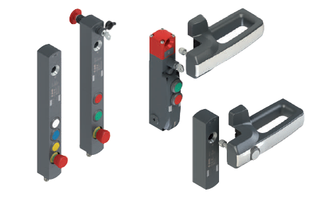 RFID Safety door switches with lock and integrated control devices and Handle